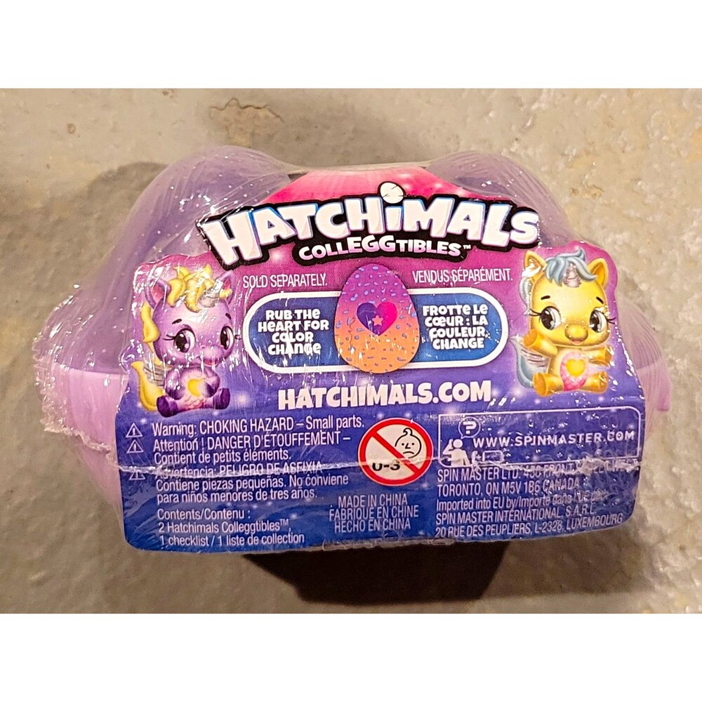 Spin Master Hatchimals CollEGGtibles Unikeets Season 4 Color-Changing Set